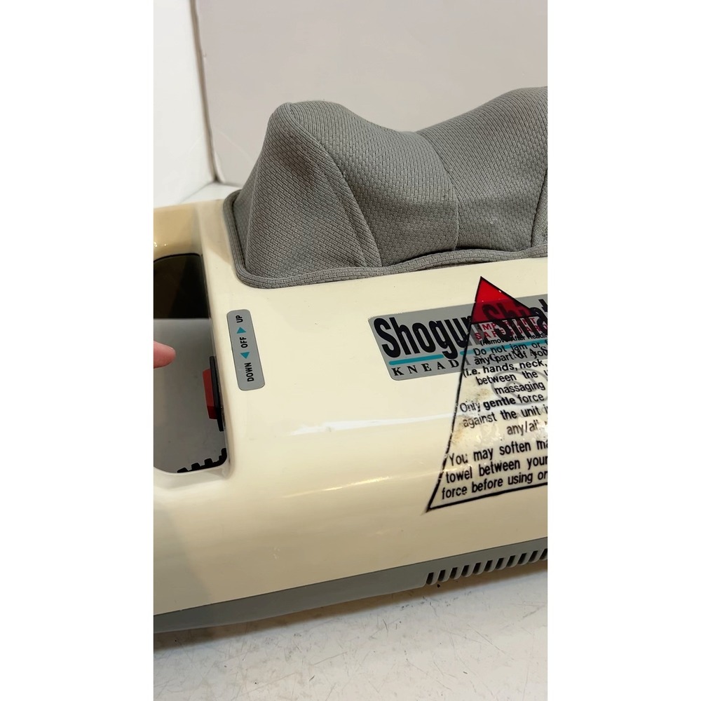 Vintage Shogun Shiatsu Kneading Massager SM-444 Electric Deep Tissue Back Neck